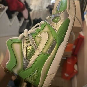 Nike Green and Silver Women's Sneakers